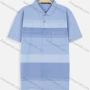 Wholesale Men's Short Sleeve Striped Pocket Casual Polo Shirt preview