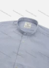 Wholesale Men's Slim Fit Mandarin Collar Long Sleeve Button Down Allover Print Shirts - Liuhuamall