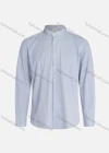 Wholesale Men's Slim Fit Mandarin Collar Long Sleeve Button Down Allover Print Shirts - Liuhuamall