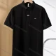 Wholesale Men's Casual Basics Plain Short Sleeve Button Front Polo Shirt E95092# Black Clothing Wholesale Market Liuhua