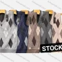 Wholesale Men's Casual Argyle Print V Neck Sweater Vest preview