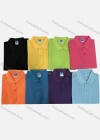 Wholesale Men's Casual Plain Short Sleeve Polo Shirt - Liuhuamall