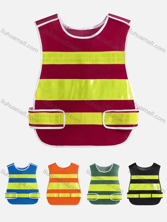 Wholesale Mesh High Visibility Reflective Strips Safety Vests