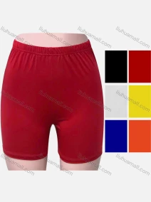 Wholesale Women's Casual Slim Fit Elastic Waist Plain Shorts, LIUHUA CLOTHING WHOLESALE