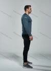 Wholesale Men's Athletic Workout Breathable Plain Quick Dry Long Sleeve T-shirt F21802# - Liuhuamall
