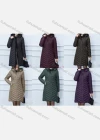 Wholesale Women's Casual Mid Length Thermal Hooded Pockets Puffer Coat 985# - Liuhuamall