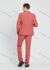 Wholesale Men's Business Lapel One Button Plain Suit Jacket With Waistcoat 3 Piece Set - Liuhuamall