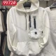 Wholesale Casual Patch Pocket Hooide Casual white Clothing Wholesale Market Liuhua