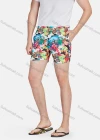 Wholesale Men's Casual Vacation Cotton Allover Print Elastic Waist Swim Shorts - Liuhuamall