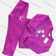 Wholesale Unisex Casual Round Neck Long Sleeve Cartoon Print Top & Pant Set Purple Clothing Wholesale Market Liuhua