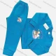 Wholesale Unisex Casual Round Neck Long Sleeve Cartoon Print Top & Pant Set Blue Clothing Wholesale Market Liuhua