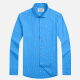 Men's Formal Collared Long Sleeve Plaid Button Down Dress Shirts 68# Clothing Wholesale Market -LIUHUA