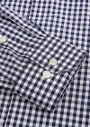Wholesale Men's Formal Collared Long Sleeve Gingham Button Down Dress Shirts - Liuhuamall