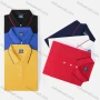 Wholesale Unisex Casual Slim Fit Short Sleeve Striped Trim Polo Shirts preview