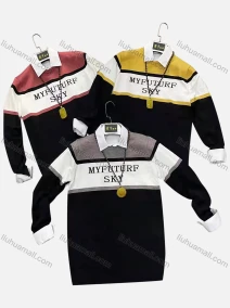 Wholesale Men's Casual Crew Neck Long Sleeve Colorblock Letter Print Knit Sweaters, LIUHUA CLOTHING WHOLESALE