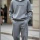 Wholesale Men's 2-Piece Cool Gray Lounge Set | Wholesale Hoodie + Joggers Combo - Los Angeles Style for Bulk Buyers Gray Clothing Wholesale Market Liuhua