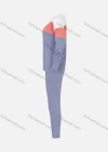 Wholesale Women's Long Sleeve Rib-knit Colorblock Sweater&Slim Plain Pant 2 Pieces Set 2289C-2867# - Liuhuamall