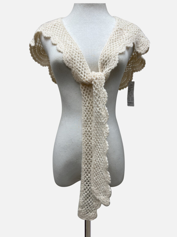 Women's Casual Crochet Plain Shawl A399#, Clothing Wholesale Market -LIUHUA, All Categories