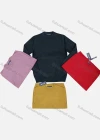 Wholesale Men's Casual Plain Round Neck Long Sleeve Sweater - Liuhuamall