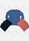 Wholesale Men's Casual Plain Round Neck Long Sleeve Sweater - Liuhuamall