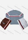 Wholesale Men's Casual Striped Round Neck Long Sleeve Sweater - Liuhuamall