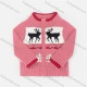 Wholesale Boys Long Sleeve Elk Print Zipper Sweater Jacket 7# Clothing Wholesale Market Liuhua