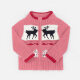 Boys Long Sleeve Elk Print Zipper Sweater Jacket 7# Clothing Wholesale Market -LIUHUA