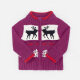 Boys Long Sleeve Elk Print Zipper Sweater Jacket 3# Clothing Wholesale Market -LIUHUA