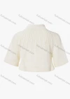 Wholesale Baby's Long Sleeve Mock Neck Button Front Plain Sweater Cardigan - Liuhuamall