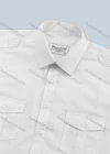 Wholesale Men's Slim Fit Long Sleeve Flap Pockets Button Down Plain Shirts - Liuhuamall