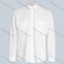 Wholesale Men's Slim Fit Long Sleeve Flap Pockets Button Down Plain Shirts preview