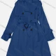 Wholesale Women's Casual Long Sleeve Lapel Double Breasted Long Trench Coat With Belt 43# Clothing Wholesale Market Liuhua