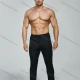 Wholesale Men's Athletic Workout Elastic Waist Drawstring Ankle Length Gym Running Pants Y7139# Black Clothing Wholesale Market Liuhua