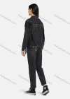 Wholesale Women's Fashion Plain Button Down Wash Flap Pockets Tassel Trim Denim Jacket - Liuhuamall