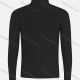 Wholesale Men's Casual Long Sleeve Texture Knit High Neck Plain Sweater Black Clothing Wholesale Market Liuhua