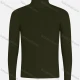 Wholesale Men's Casual Long Sleeve Texture Knit High Neck Plain Sweater Dark Green Clothing Wholesale Market Liuhua