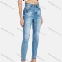 Wholesale Women's Casual Ripped Distressed High Waist Ankle Length Skinny Fit Jean preview