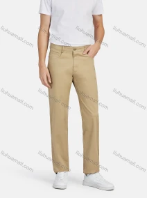 Wholesale Men's Casual Plain Pockets Straight Leg Taperd Pants, LIUHUA CLOTHING WHOLESALE