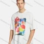 Wholesale Men's Hip Hop Crew Neck Short Sleeve Loose Fit Graphic Letter T-shirt preview