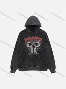 Wholesale Unisex Fashion 100%Cotton Graphic Distressed Long Sleeve Hoodie Pullover Sweatshirt XLY35#, LIUHUA CLOTHING WHOLESALE