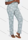 Wholesale Women's Casual Lounge Short Sleeve Embroidery Letter Leaf Print High Low Hem T-shirt&Pant Pajamas Sets - Liuhuamall