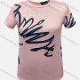 Wholesale Women's Casual Round Neck Short Sleeve Abstract Line Print T-Shirt preview