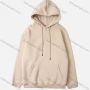 Wholesale Men's Casual Plain Kangaroo Pocket Thermal Drawstring Hoodie preview