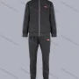 Wholesale Men's Athletic Contrast Full Zip Plain Label Pockets Jacket & Sweatpants 2 Piece Sets preview