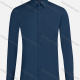 Wholesale Men's Business Collared Plain Button Down Long Sleeve Curved Hem Shirt 1# Navy Guangzhou Clothing Wholesale Market & Suppliers -LIUHUAMALL