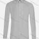 Wholesale Men's Business Collared Plain Button Down Long Sleeve Curved Hem Shirt 150-26# Light Gray Wholesale Clothing Market & Suppliers -LIUHUAMALL