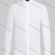 Wholesale Men's Formal Collared Plain Button Down Long Sleeve Curved Hem Shirt 771-1# White Wholesale Clothing Market & Suppliers -LIUHUAMALL