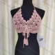 Wholesale Women's Sexy Tie Front Sleeveless Plain Halter Cover Up 525# Clothing Wholesale Market Liuhua