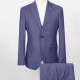 Men's Business Plain 2 Button Flap Pockets Blazer & Vest & Suit Pants 3-Piece Suit Sets X7123# 32# Clothing Wholesale Market -LIUHUA