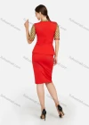 Wholesale Women's Elegant Short Sleeve Blouse With Knee Length Pencil Skirt 2 Piece Set - Liuhuamall
